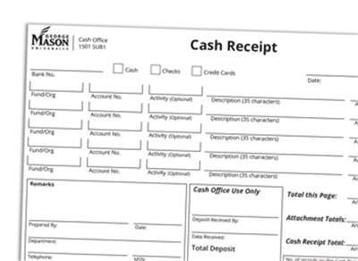 GMU Cash Receipts