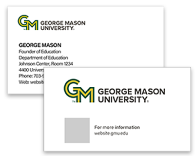 GM Business card with QR Code